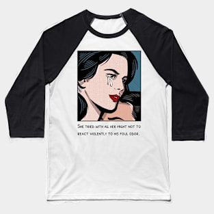 Retro Woman Tried Baseball T-Shirt